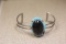 Onyx Turquoise Sterling Bracelet