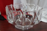 A Large Signed Orrefors Crystal Bowl