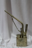 A Chinese Silverplated Waterpipe