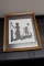 A Framed Stancil Work