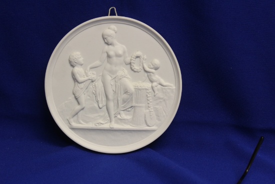 A B&G Royal Copenhagen Bisque Plaque