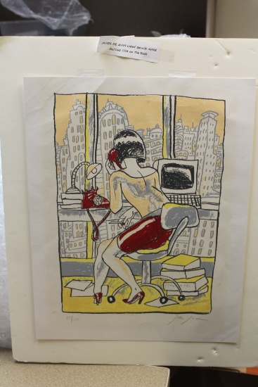 Signed Lithograph by Javier de Juan