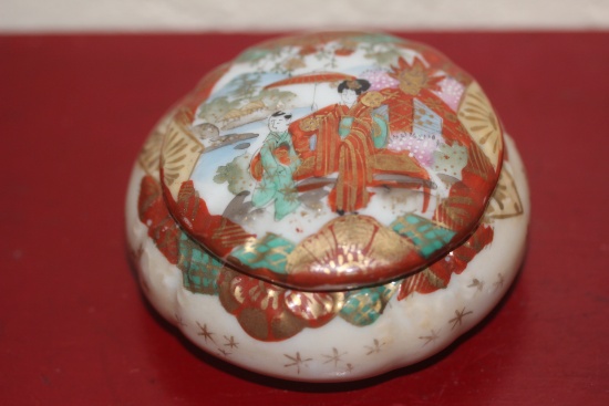 Japanese Geisha Girl Trinket Box