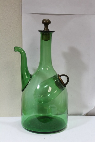 An Italian Green Decanter