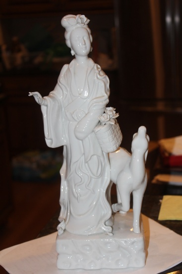 Chinese Porcelain Blanc de Chine Kwan Yin