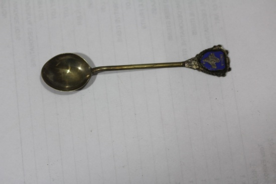 Sterling Enamel India Spoons