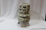 3 Pices of Rose Medallion Porcelain Articles