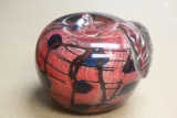 Artglass Apple Paperweight