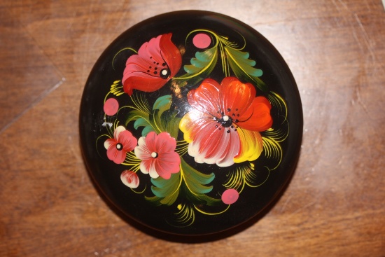 Hand Painted Lacquer Box