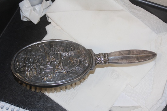 Repousse Sterling Brush