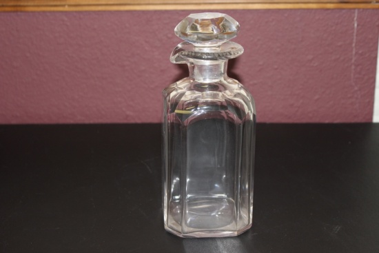 A Decanter - Clear, Facet Cut