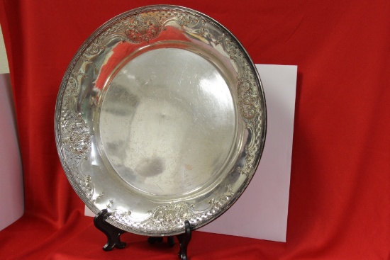 A Signed J.S. Co Sterling Tray