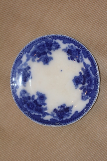 Early 1900's Flow Blue Plate