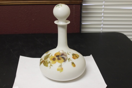 A Satin Glass Decanter