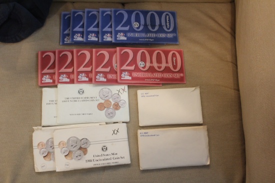 Lot of 16 US Coin Sets