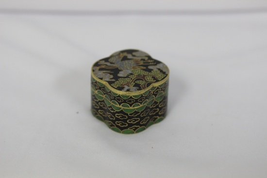 A Cloisonne Trinket Box