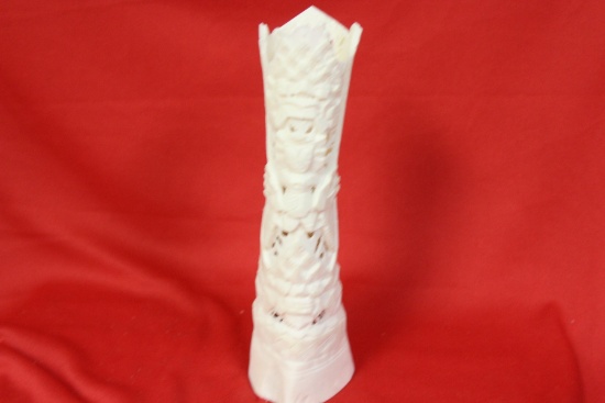 A Well Carved Bone Statue