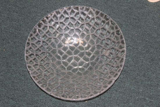 Modern Style Cut Glass Bowl
