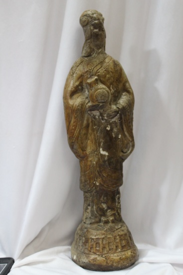 A Vintage Chalk Statue