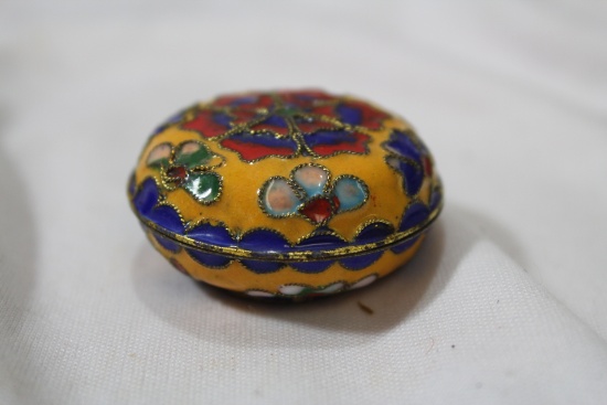 A Yellow Trinket Box
