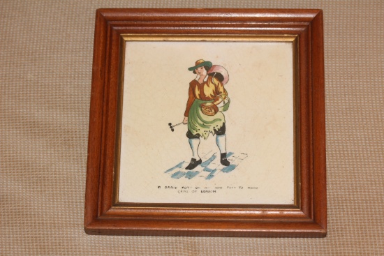 Framed England Tile