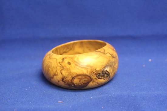 Vintage/Retro? Burlwood Bangle Bracelet