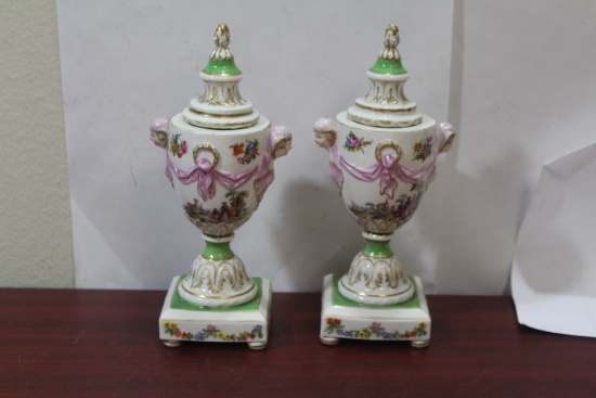 A Pair of Capodimonte? Urns