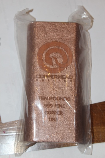 10 Pound Copperhead Copper Bar