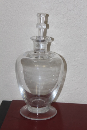 Signed Lalique Crystal Decanter