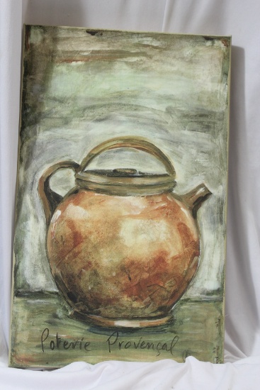 A Decorative Print or Painting on Canvas