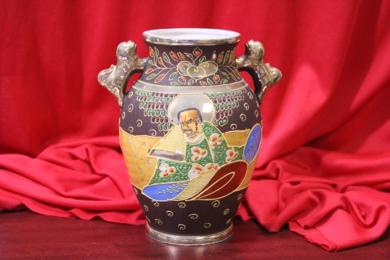 A Vintage Japanese Satsuma Vase