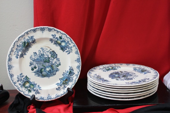 Set of 8 Mason's Salad Plates