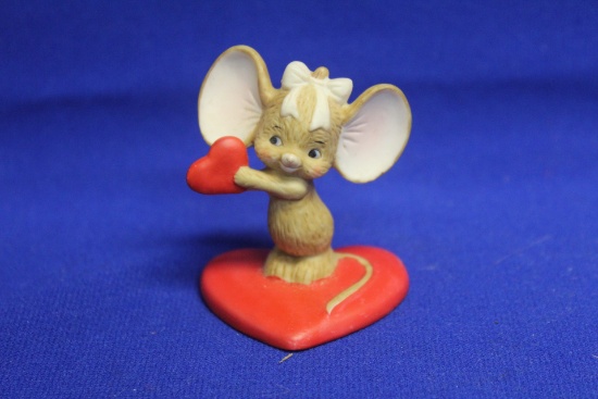 A Small Lefton Porcelain Mouse