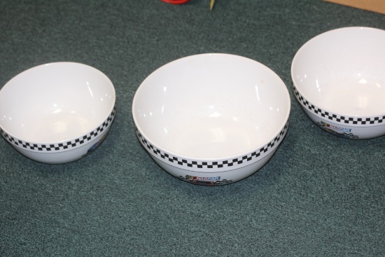Set of 3 Nascar Stacking Bowls