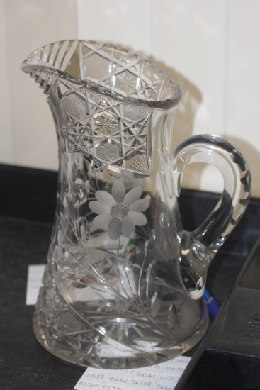 ABP Cut Glass Pitcher