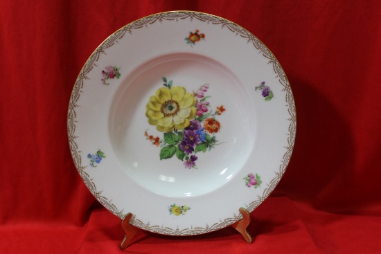 A Dresden Rose Soup Bowl