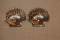 Pair of Silverplate Shell Form Dishes