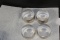 Set of 4 Sterling Napkin Rings