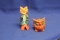 Hand Painted Wooden Owls