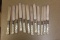 Sheffield Mother of Pearl and Sterling Band Knives
