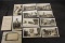 Lot of 10 Black and White miniature Photographs
