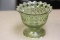 Green Press Glass Small Container/Bowl