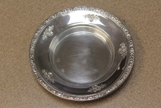Fisher Sterling Rose Bouquet Tray