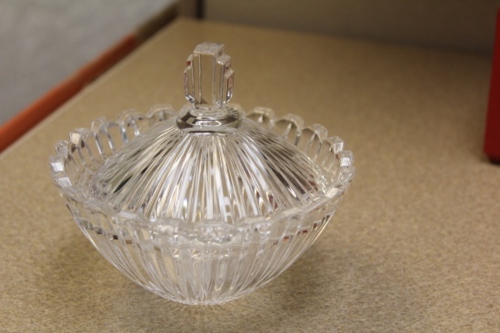 Crystal Bowl with Lid