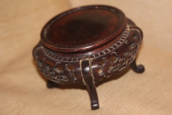 Antique Chinese Wooden Vase Stand
