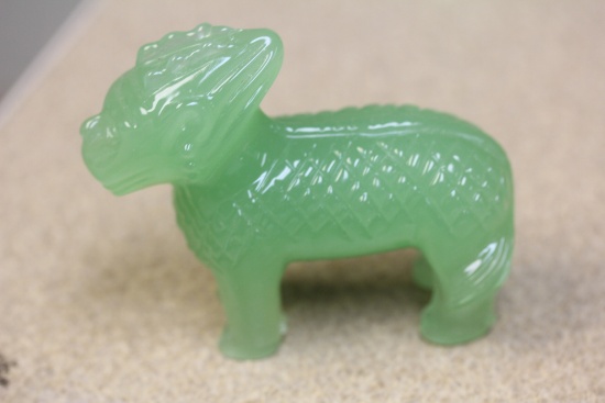 Chinese Green Glass Kylin