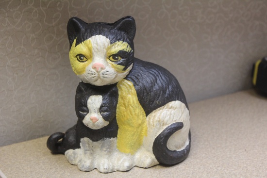 Cast Iron Cat Bank