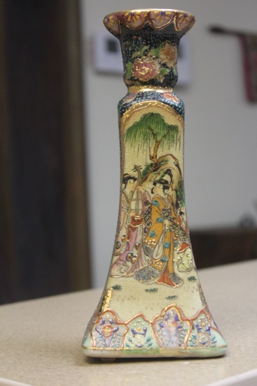 Royal Satsuma Single Candle Holder