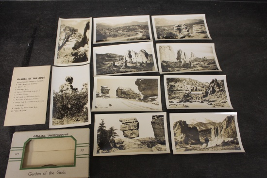 Lot of 10 Black and White miniature Photographs