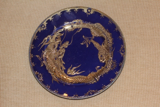 Vintage Japan Dragon Plate